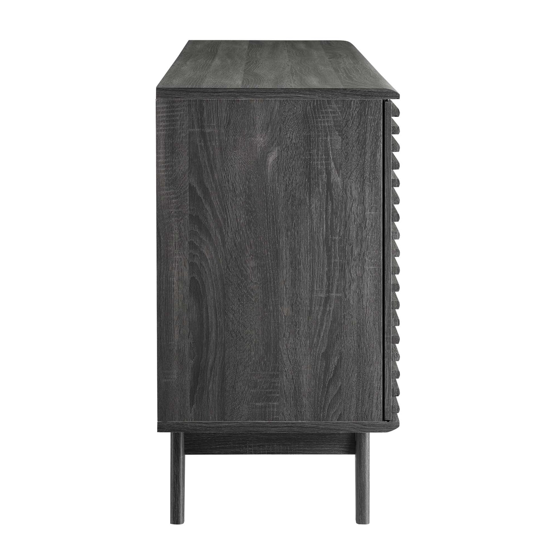 Render 63" Sideboard Buffet Table or TV Stand - Walnut
