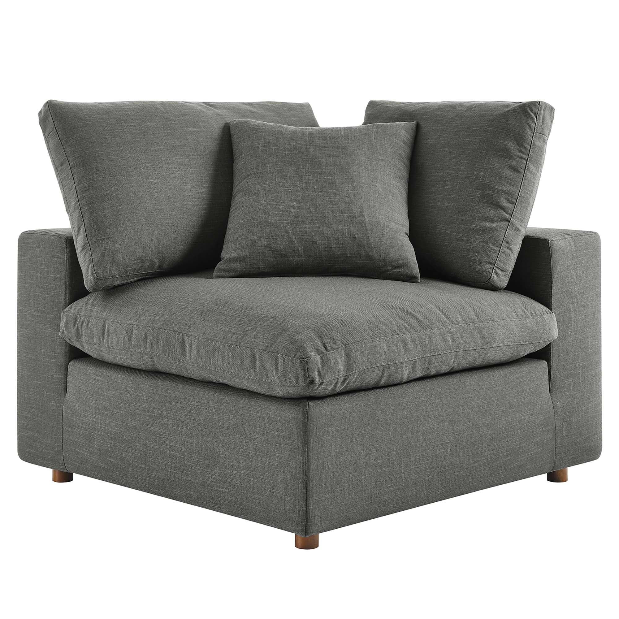 Commix 5-Piece Down Filled Overstuffed Armless Sectional Sofa