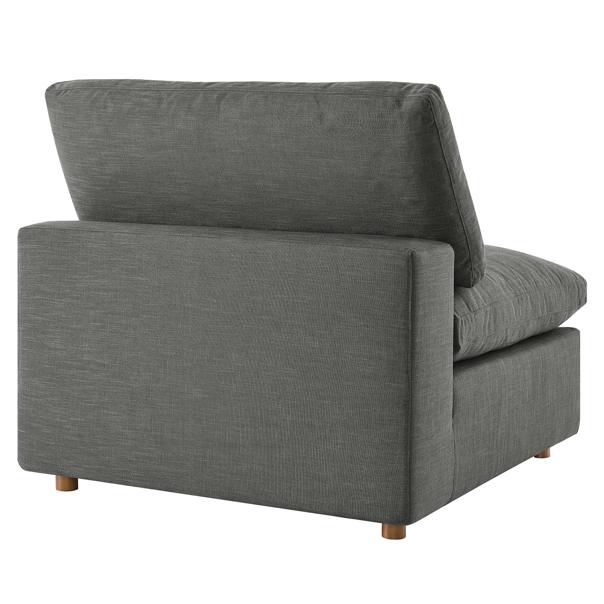 Commix 5-Piece Down Filled Overstuffed Armless Sectional Sofa