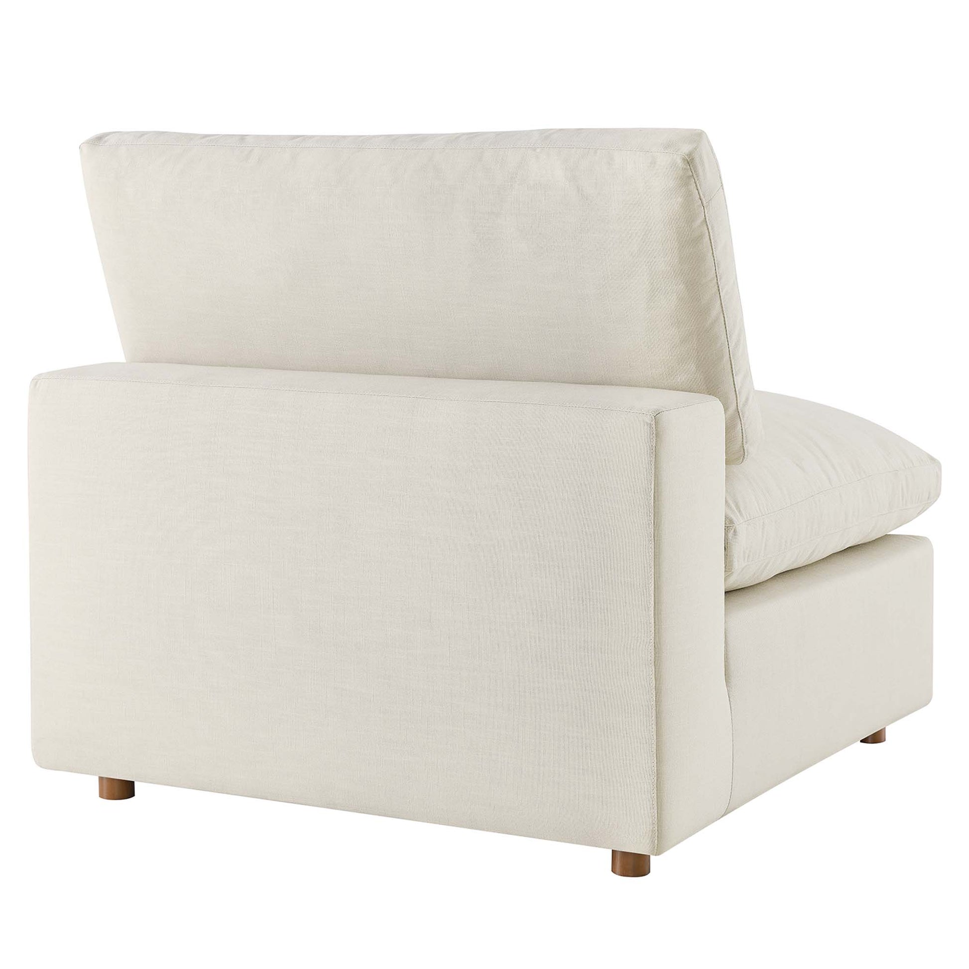 Commix 5-Piece Down Filled Overstuffed Armless Sectional Sofa