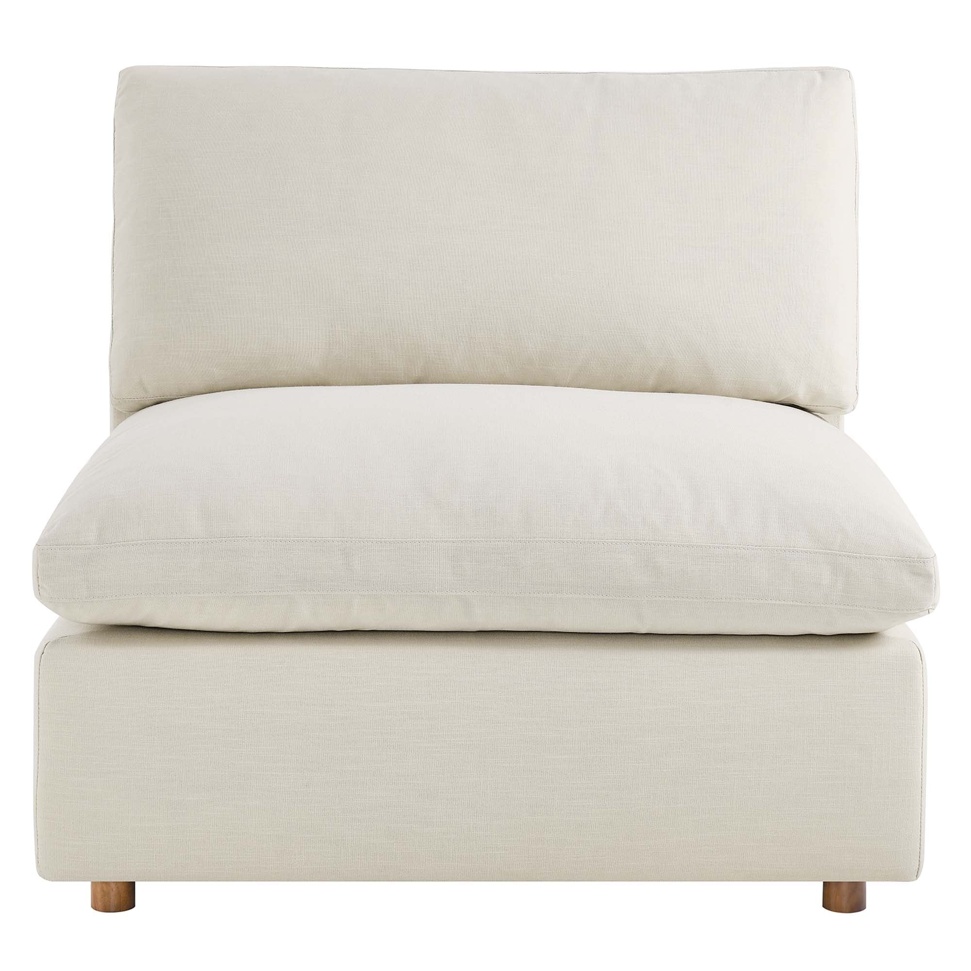 Commix 5-Piece Down Filled Overstuffed Armless Sectional Sofa