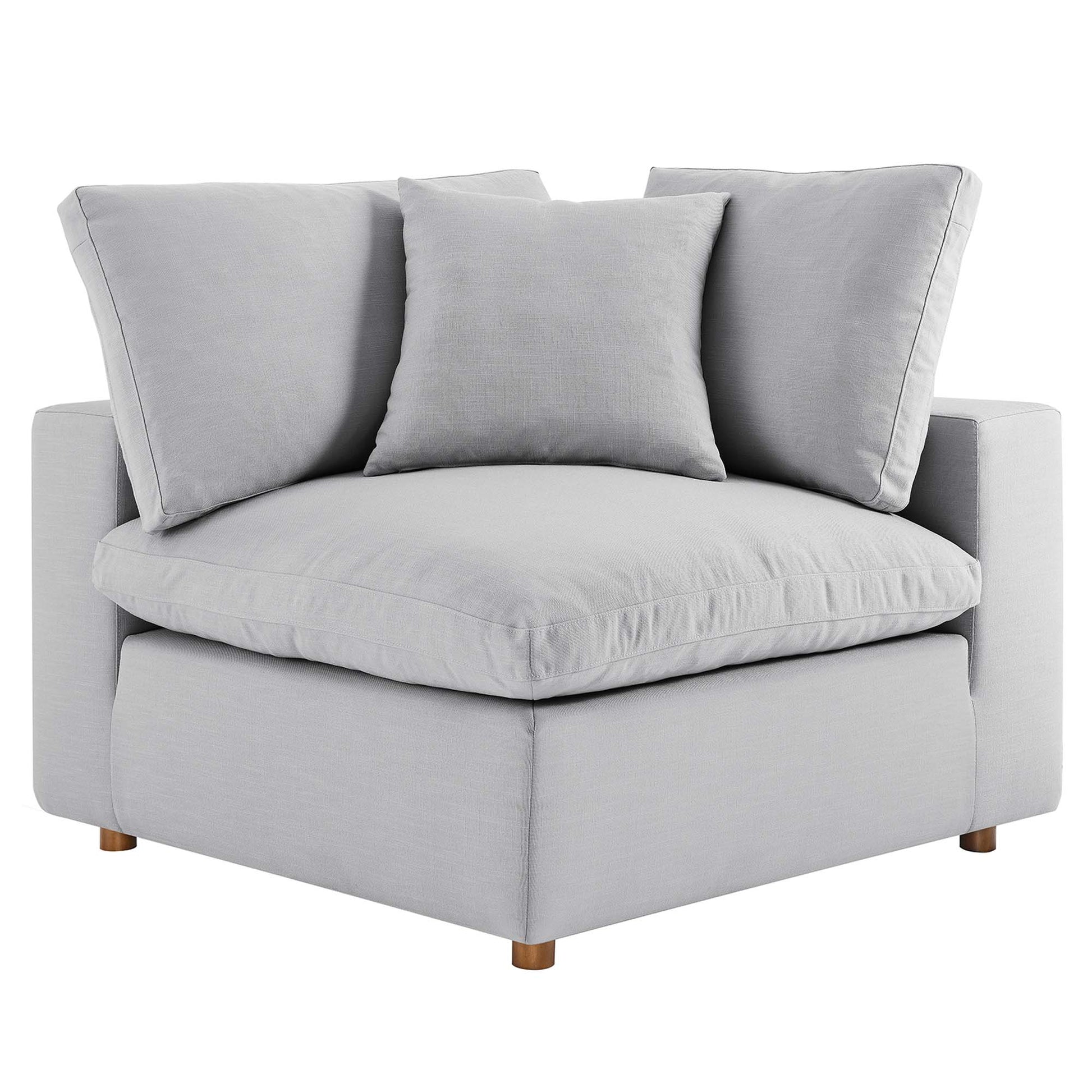 Commix 5-Piece Down Filled Overstuffed Armless Sectional Sofa