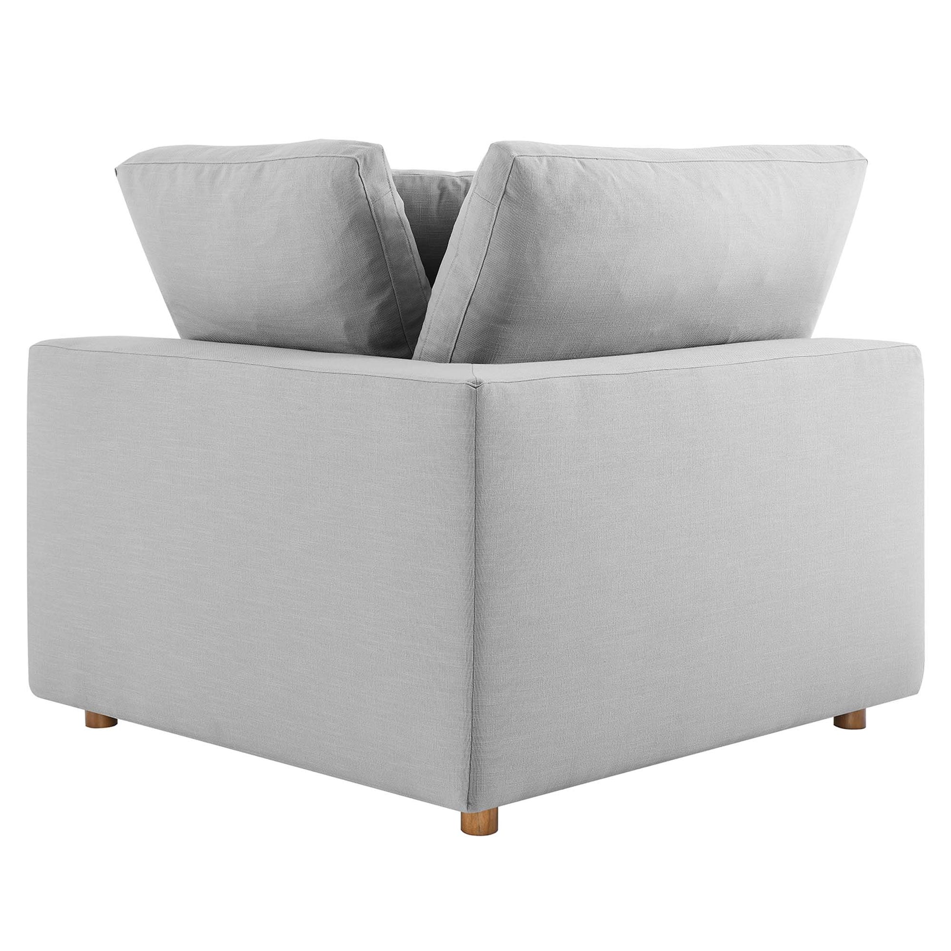 Commix 5-Piece Down Filled Overstuffed Armless Sectional Sofa