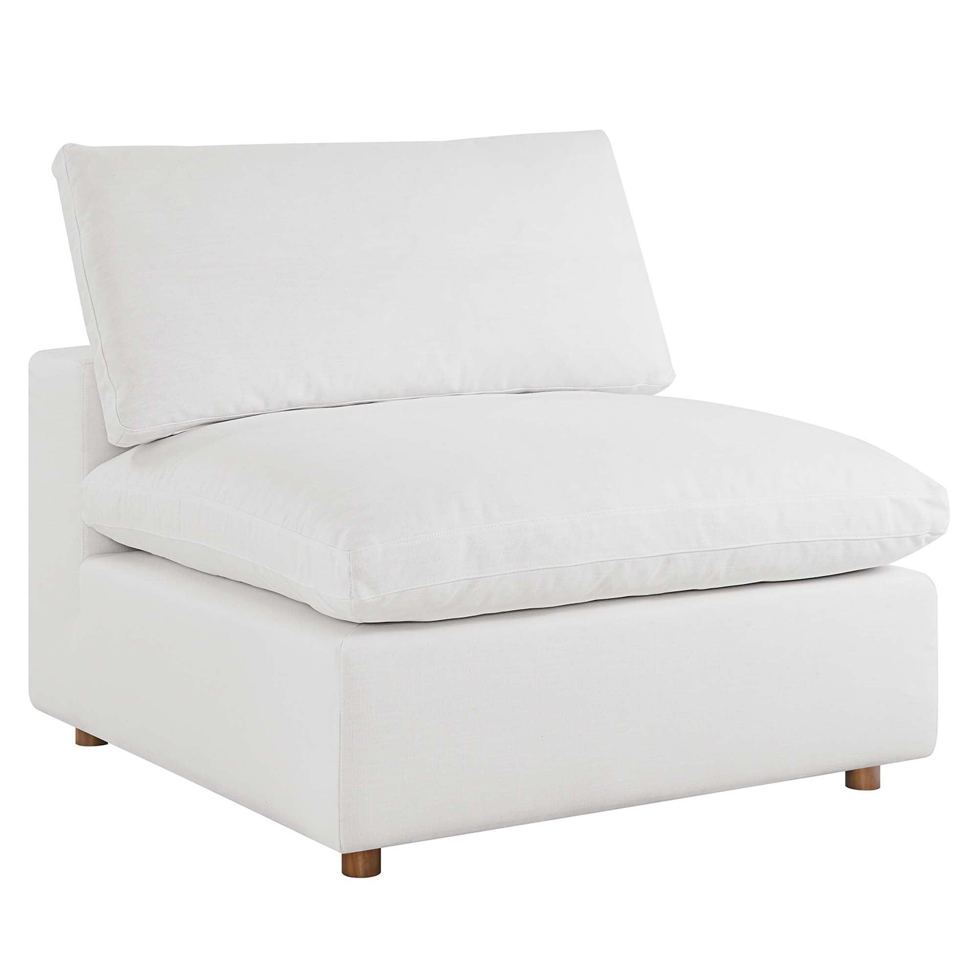 Commix 5-Piece Down Filled Overstuffed Armless Sectional Sofa