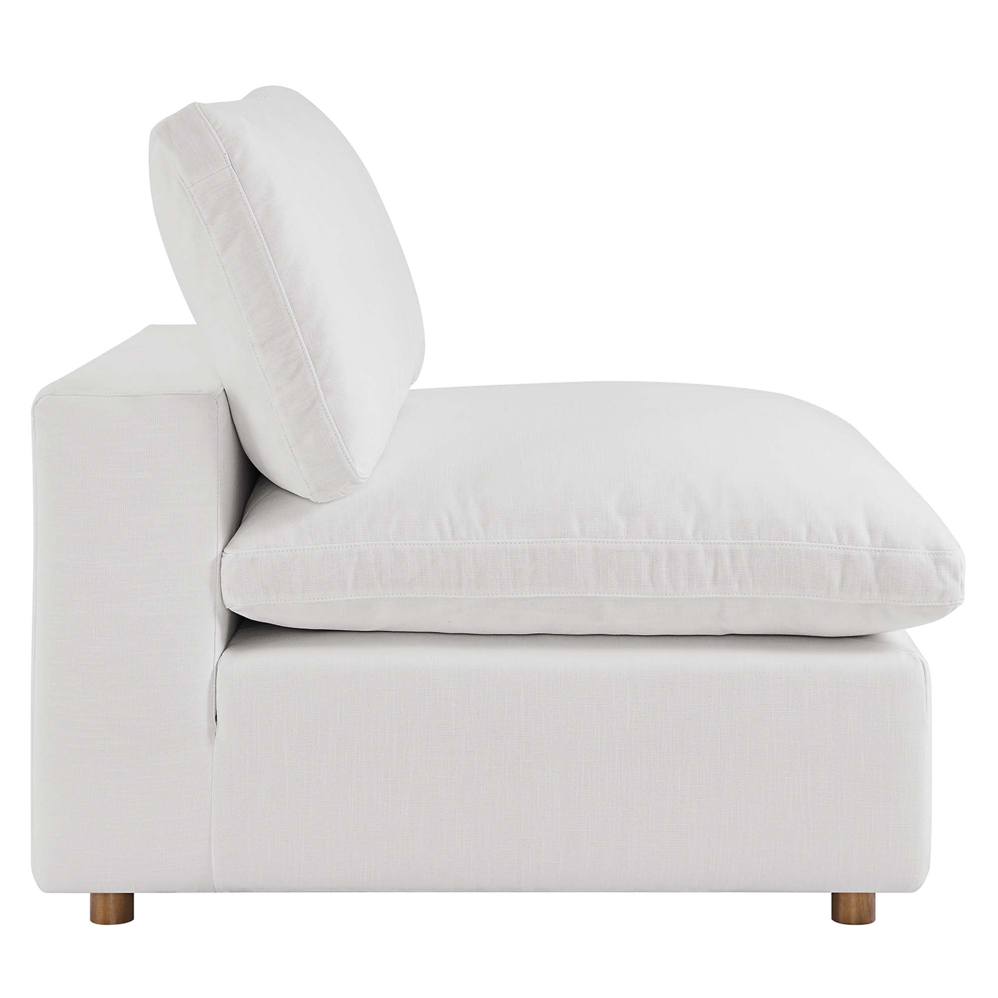 Commix 5-Piece Down Filled Overstuffed Armless Sectional Sofa