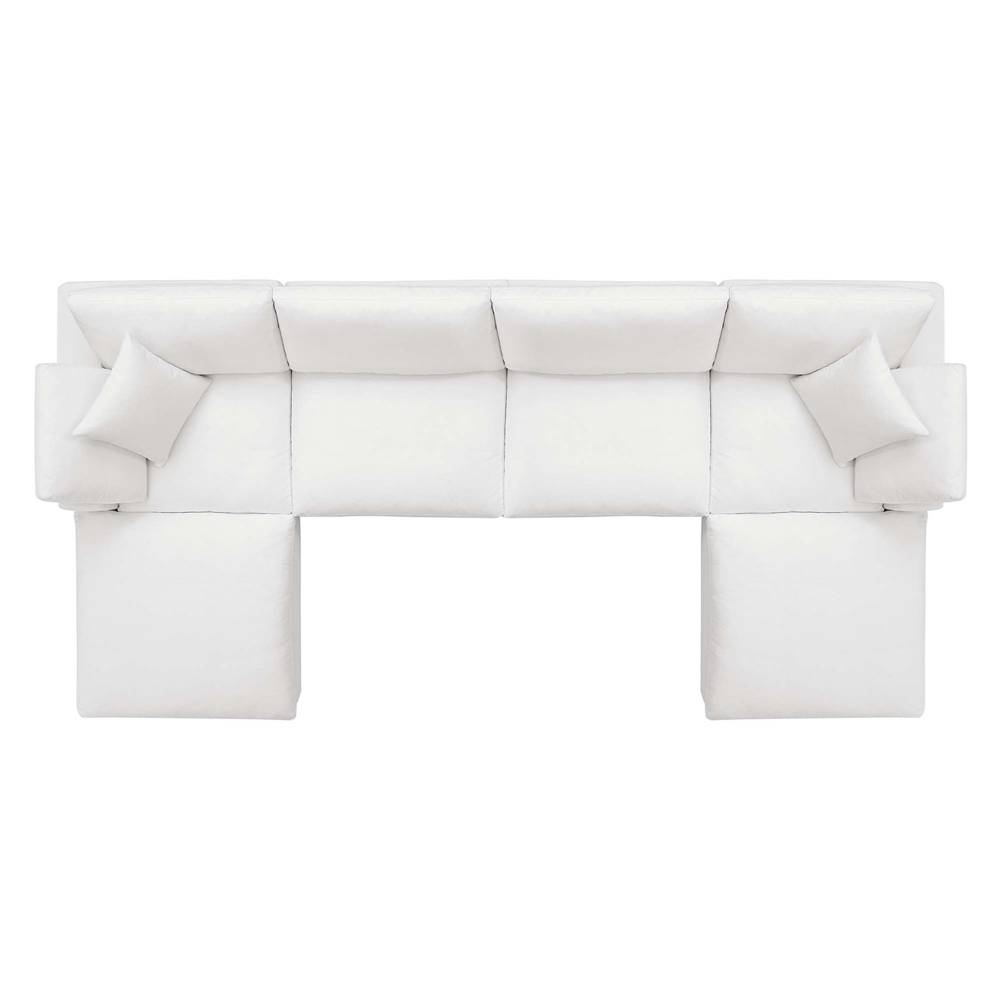 Commix 6-Piece Down Filled Overstuffed Sectional Sofa