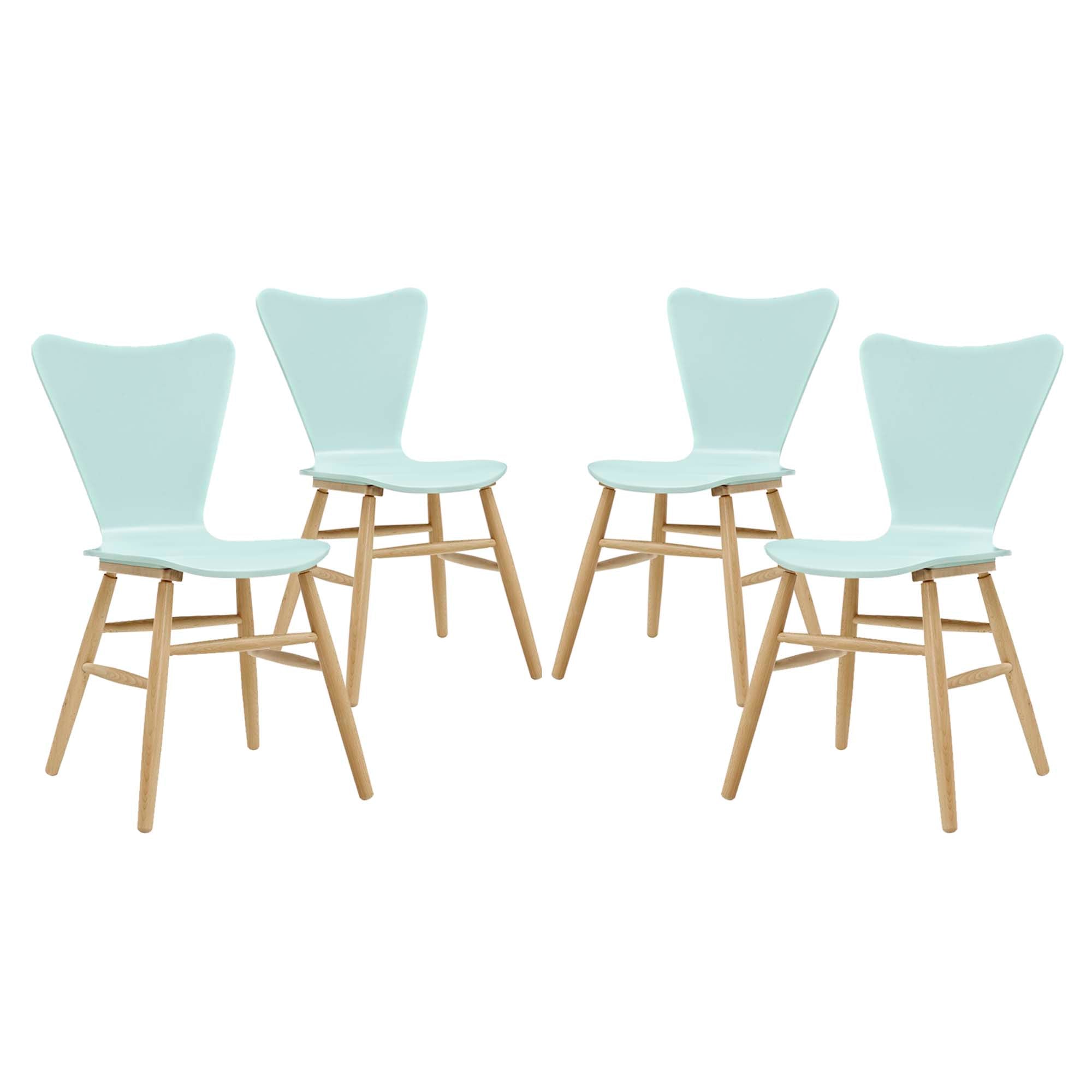 Cascade Dining Chair Set of 4 - Light Blue