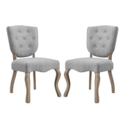 Array Dining Side Chair Set of 2 - Light Gray