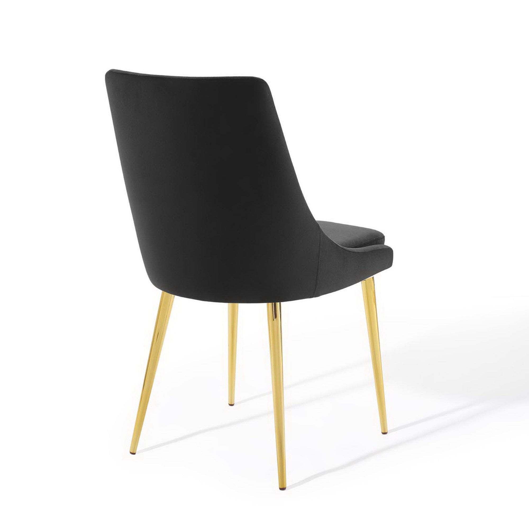 Viscount Modern Accent Performance Velvet Dining Chair - Teal