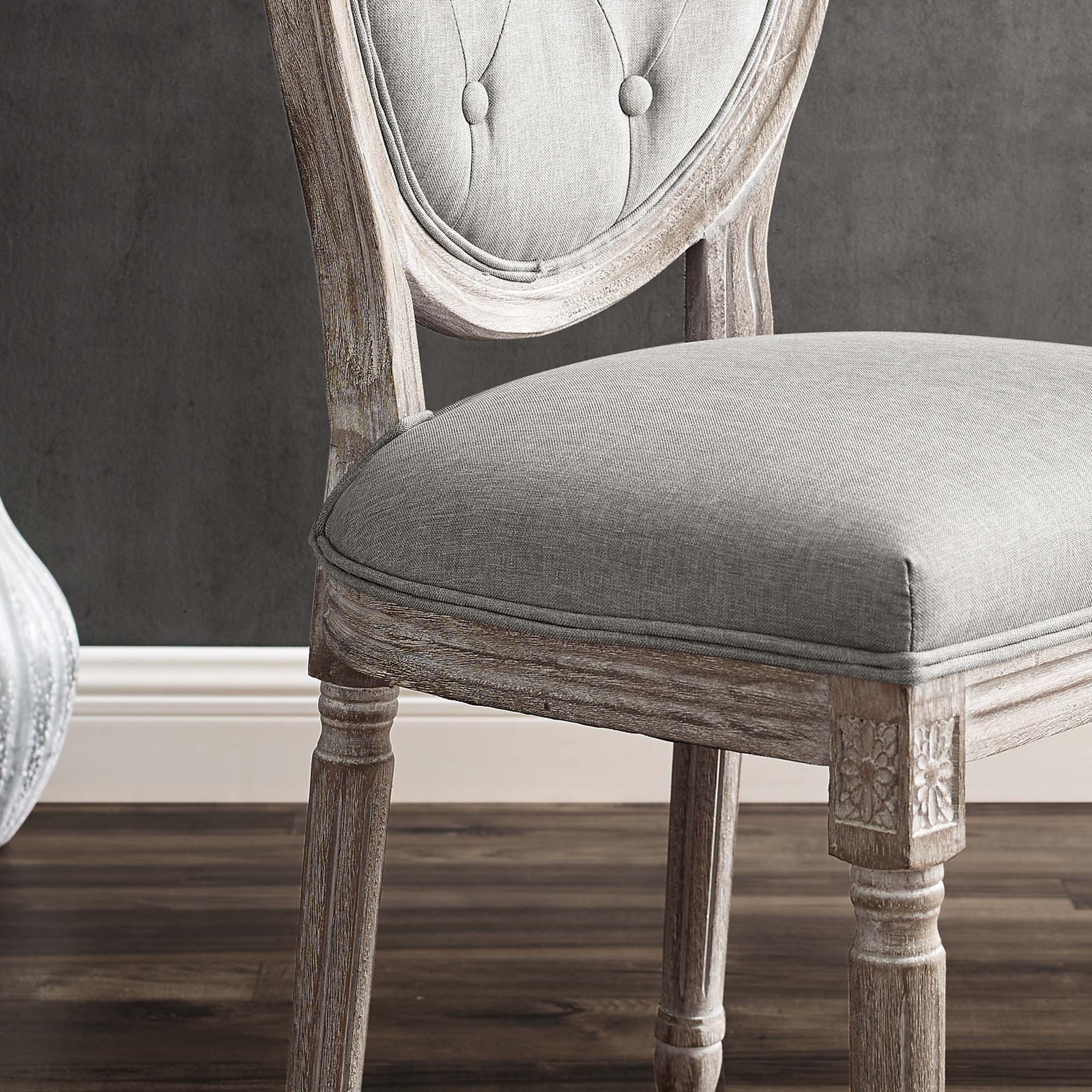Arise Upholstered Fabric Dining Side Chair Set of 4