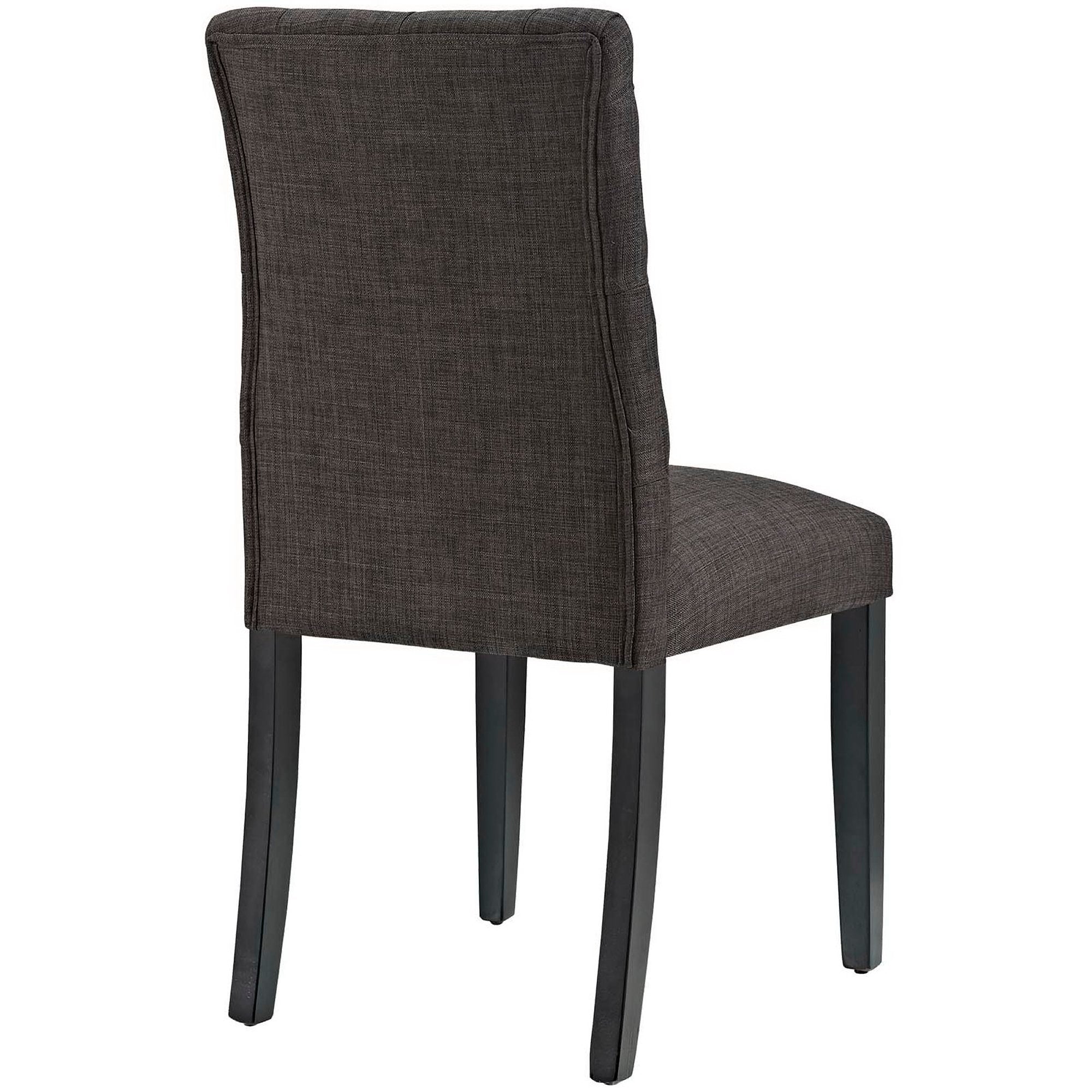 Duchess Fabric Dining Chair Set of 2 - Light Gray