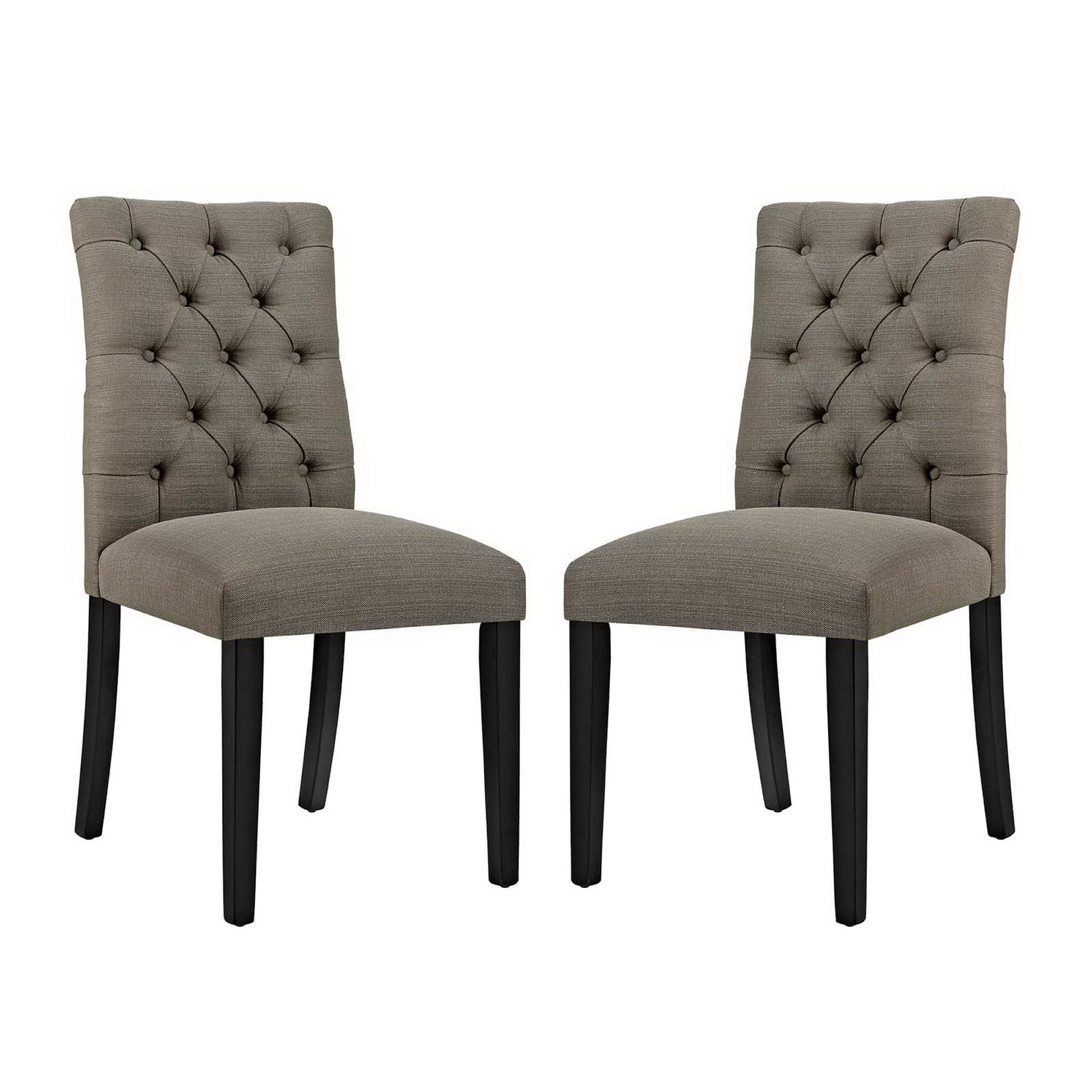 Duchess Fabric Dining Chair Set of 2