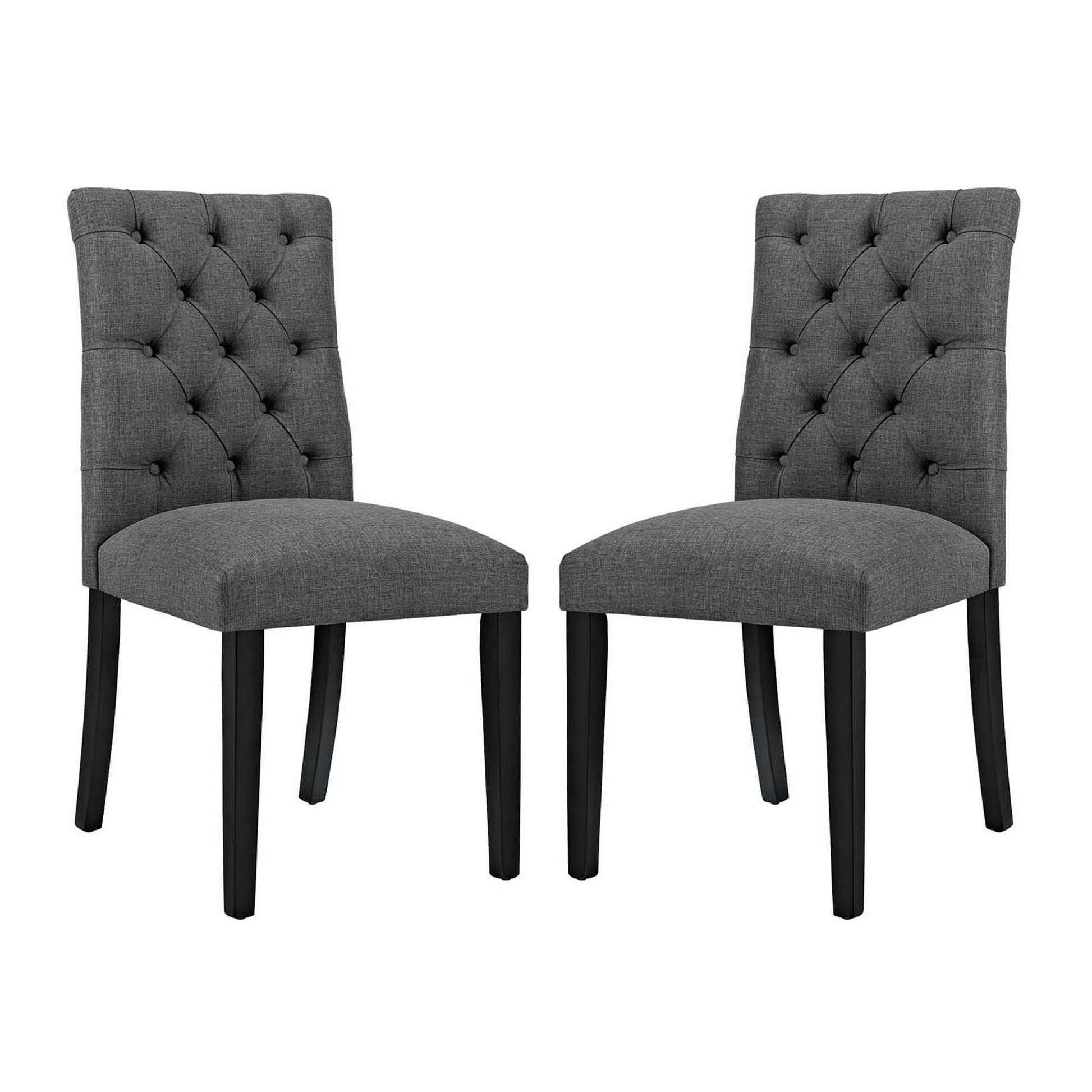 Duchess Fabric Dining Chair Set of 2