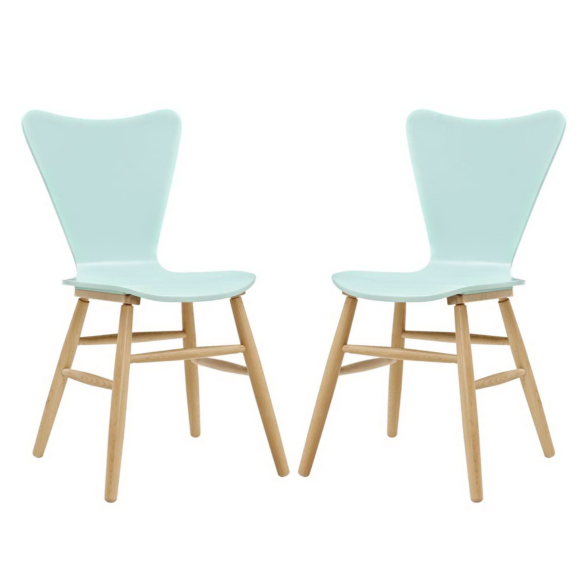 Cascade Dining Chair Set of 2 - Light Blue
