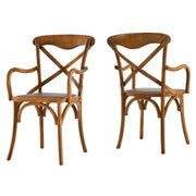 Gear Dining Armchair Set of 2 - Walnut