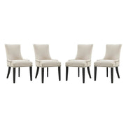 Marquis Fabric Dining Chair Set of 4 - Beige