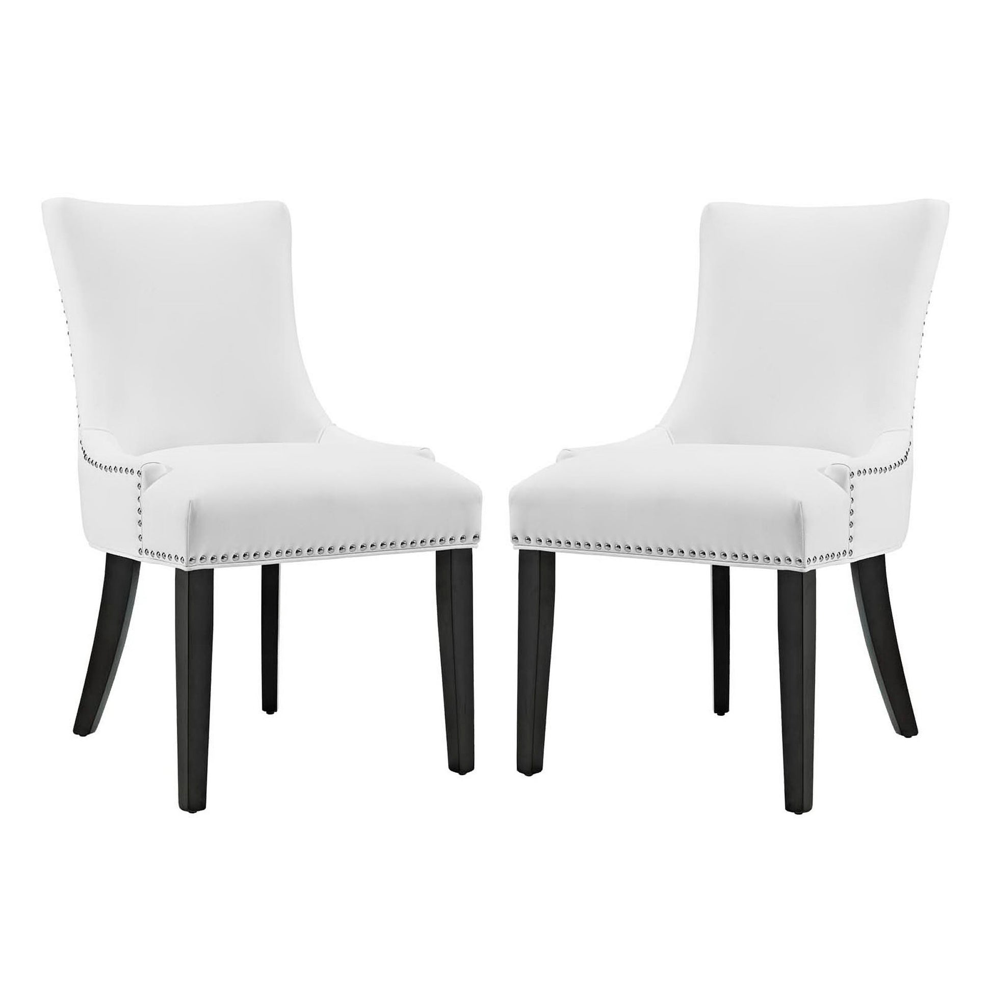Marquis Dining Chair Faux Leather Set of 2