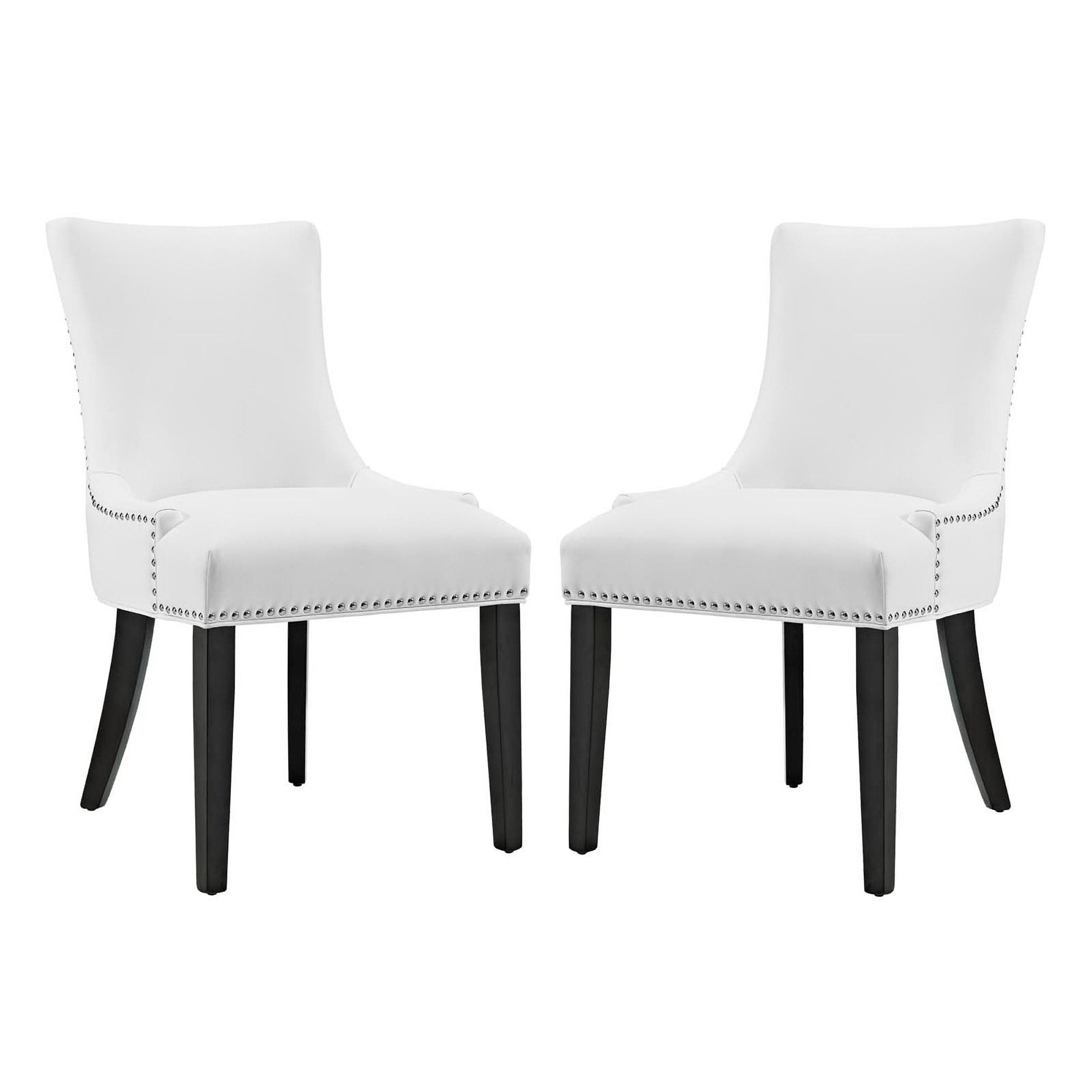 Marquis Dining Chair Faux Leather Set of 2