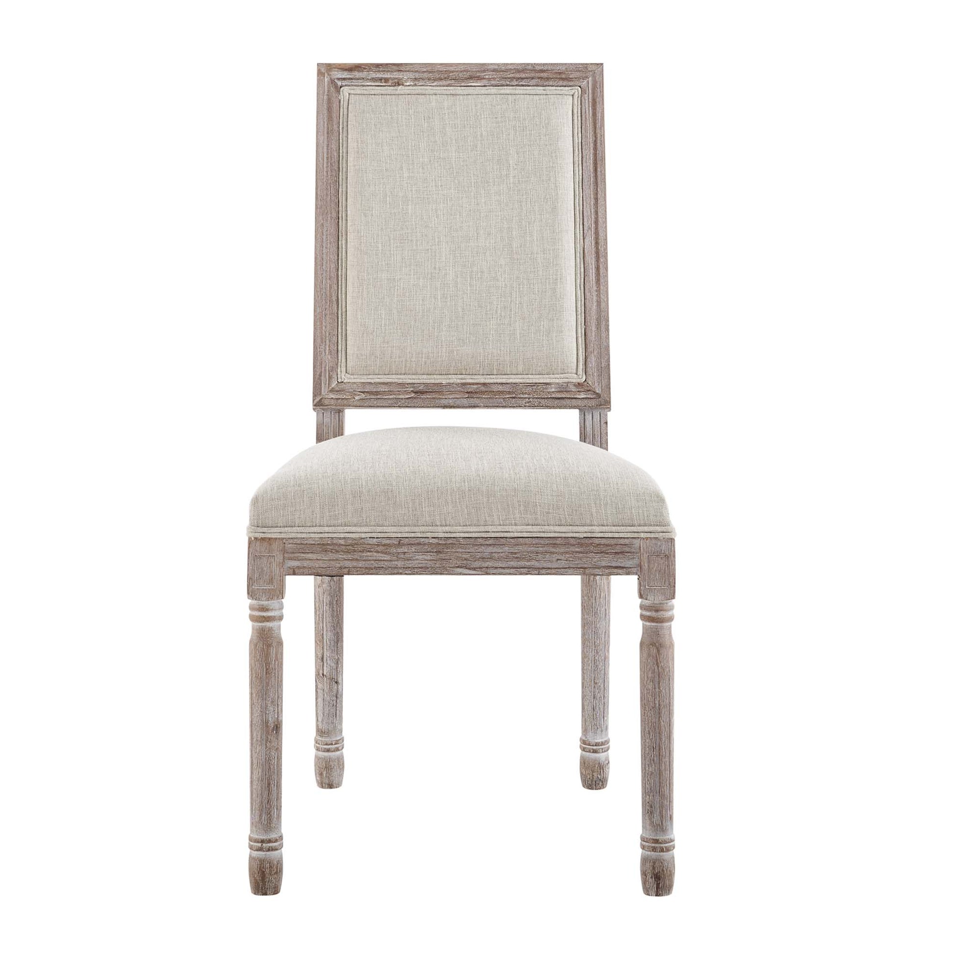 Court Upholstered Fabric Dining Side Chair Set of 2