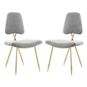 Ponder Dining Side Chair Set of 2 - Gray