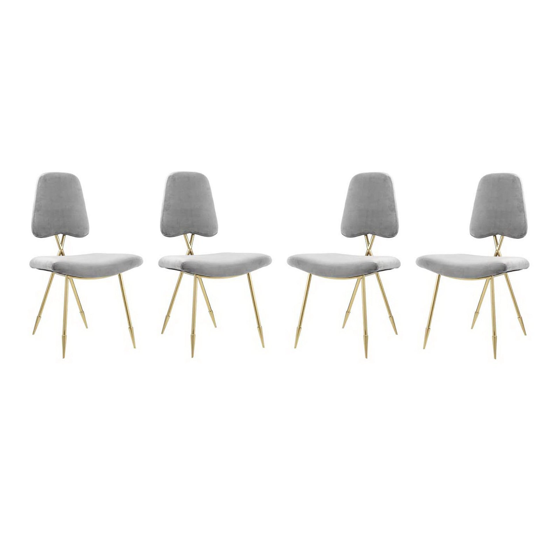 Ponder Dining Side Chair Set of 4 - Gray