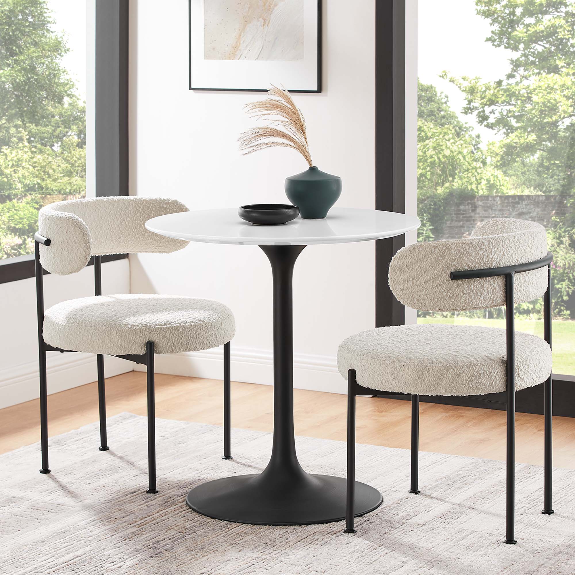 Lippa 28" Round Wood Dining Table