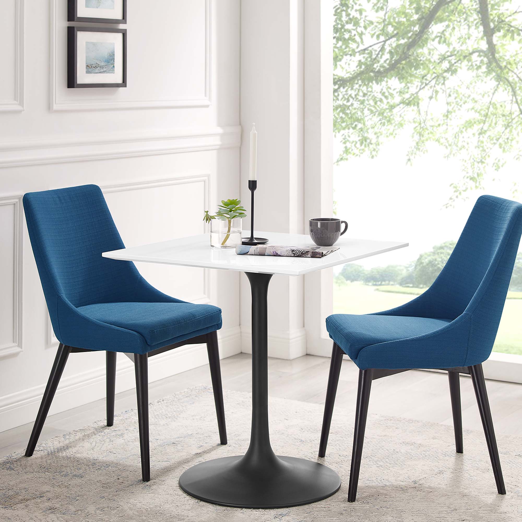 Lippa 28" Square Wood Dining Table