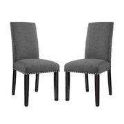 Parcel Dining Side Chair Fabric Set of 2 - Gray