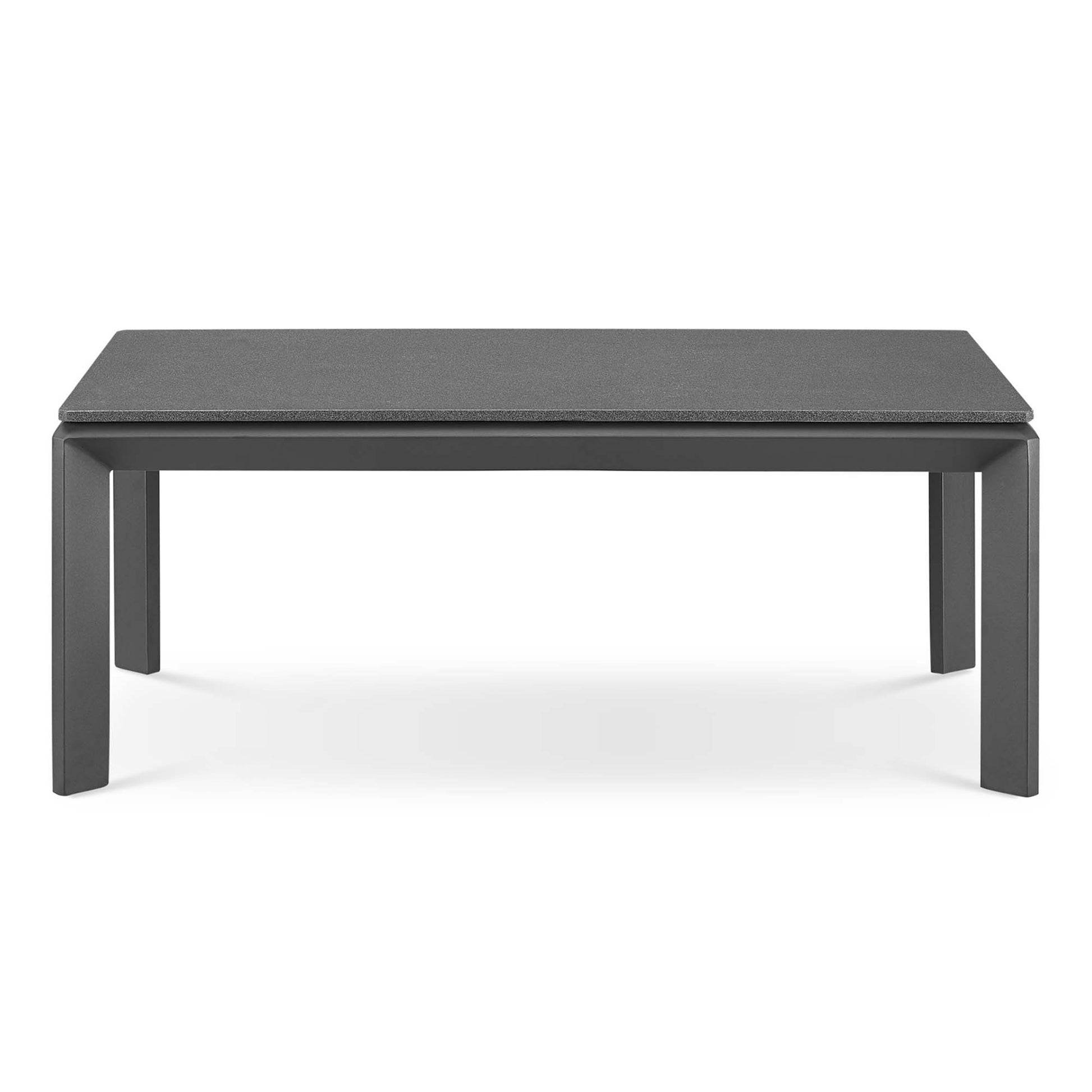 Riverside Aluminum Outdoor Patio Coffee Table - White