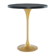 Drive Wood Bar Table - Black Gold