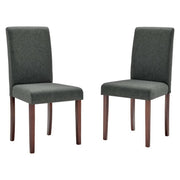 Prosper Upholstered Fabric Dining Side Chair Set of 2 - Gray