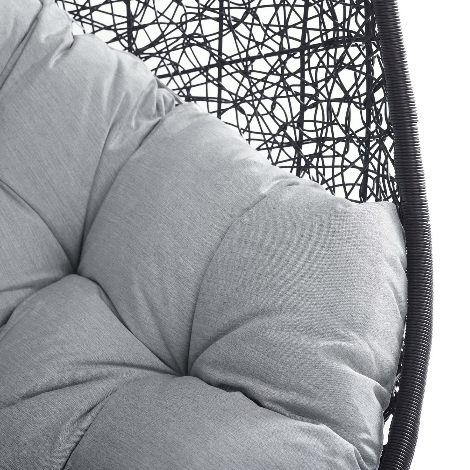 Encase Sunbrella® Fabric Swing Outdoor Patio Lounge Chair Without Stand