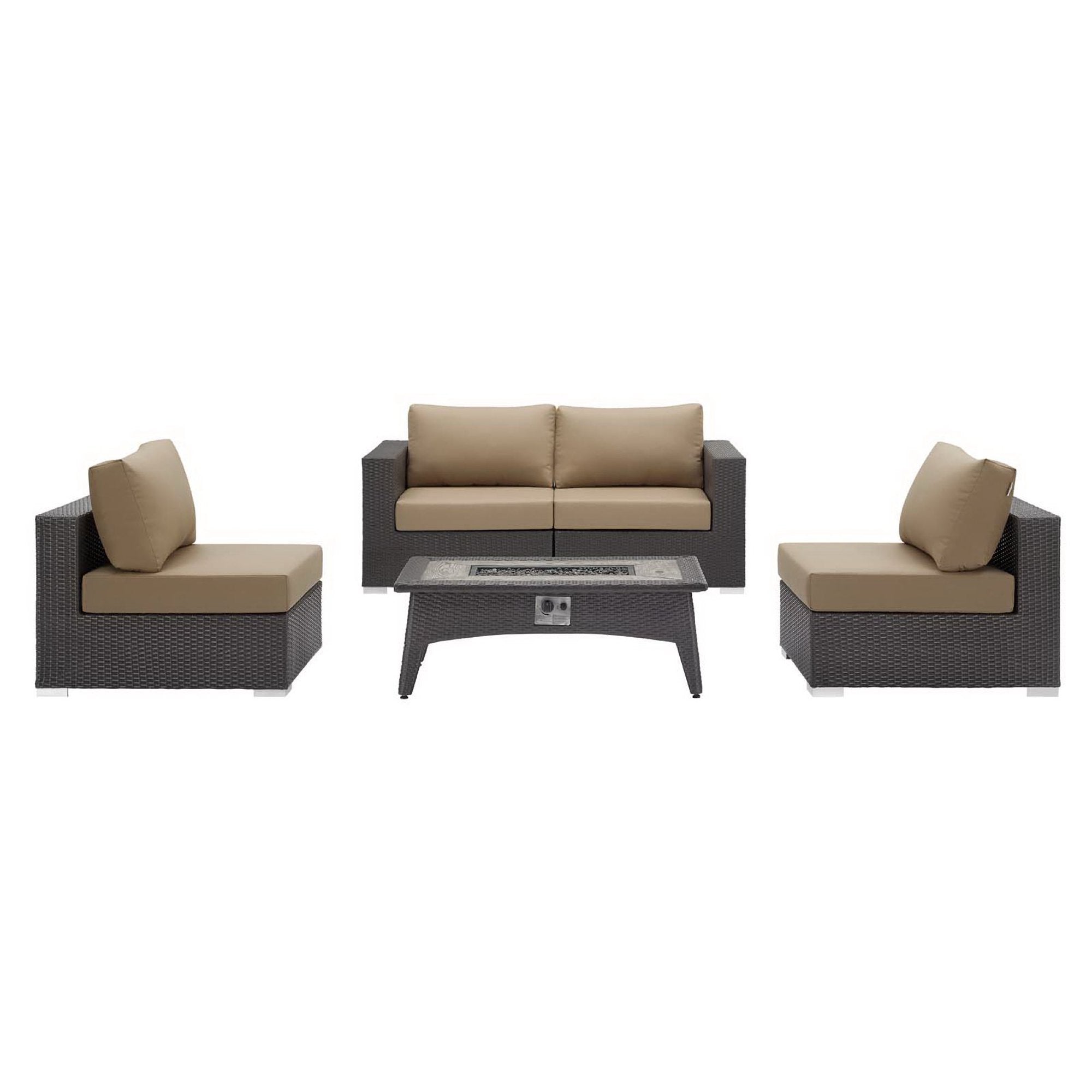Convene 5 Piece Set Outdoor with Fire Pit