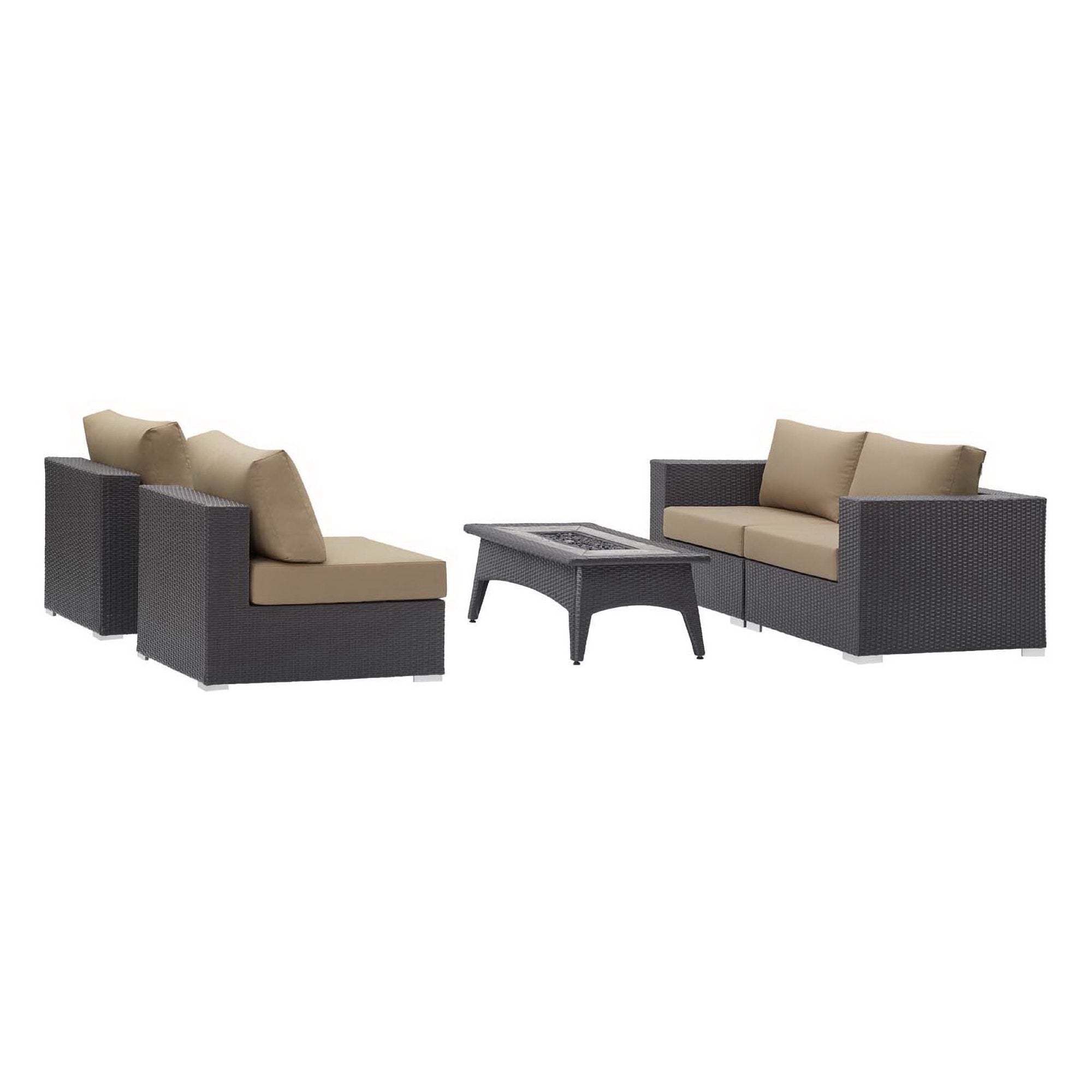 Convene 5 Piece Set Outdoor with Fire Pit