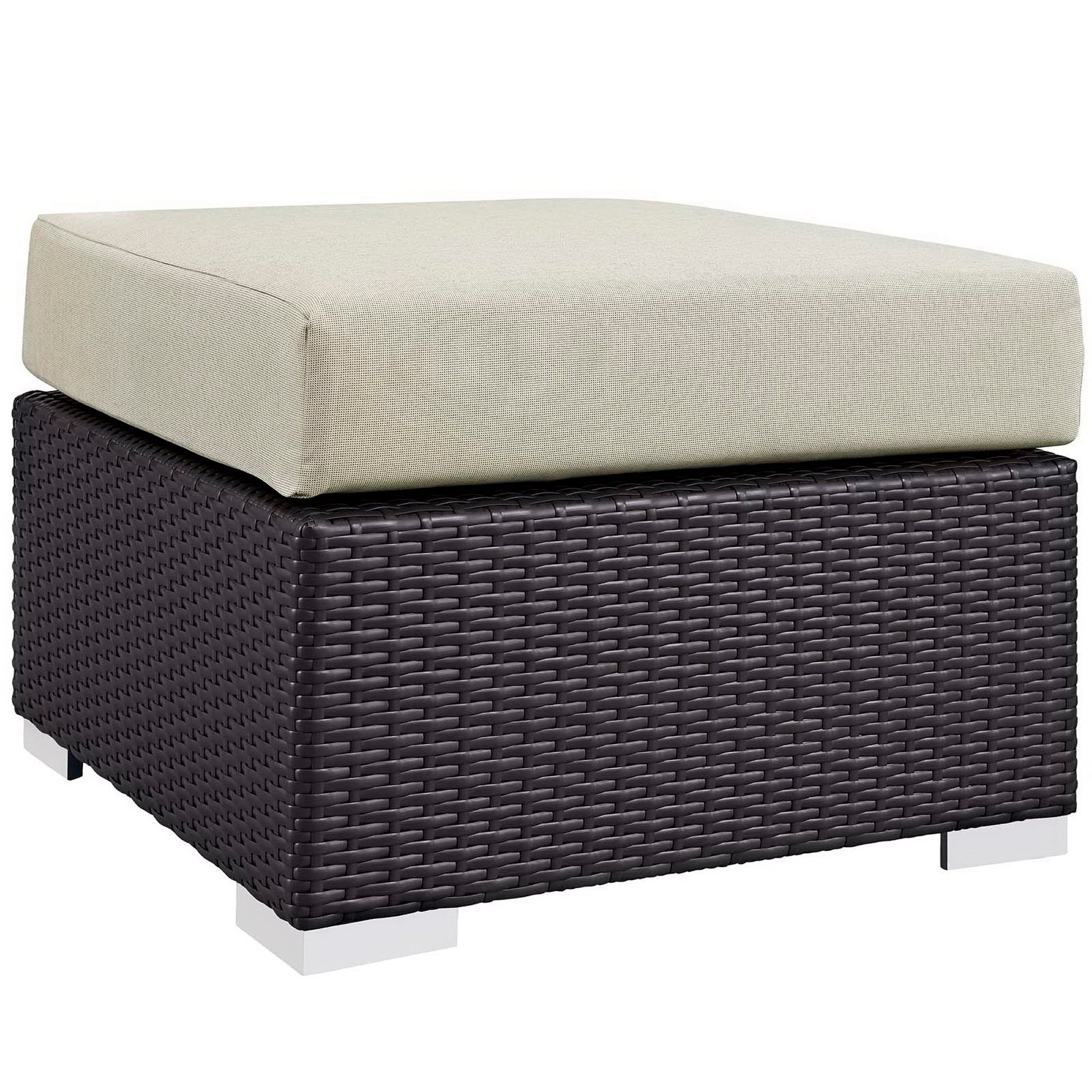 Convene 3 Piece Set Outdoor Patio with Fire Pit - Espresso Turquoise