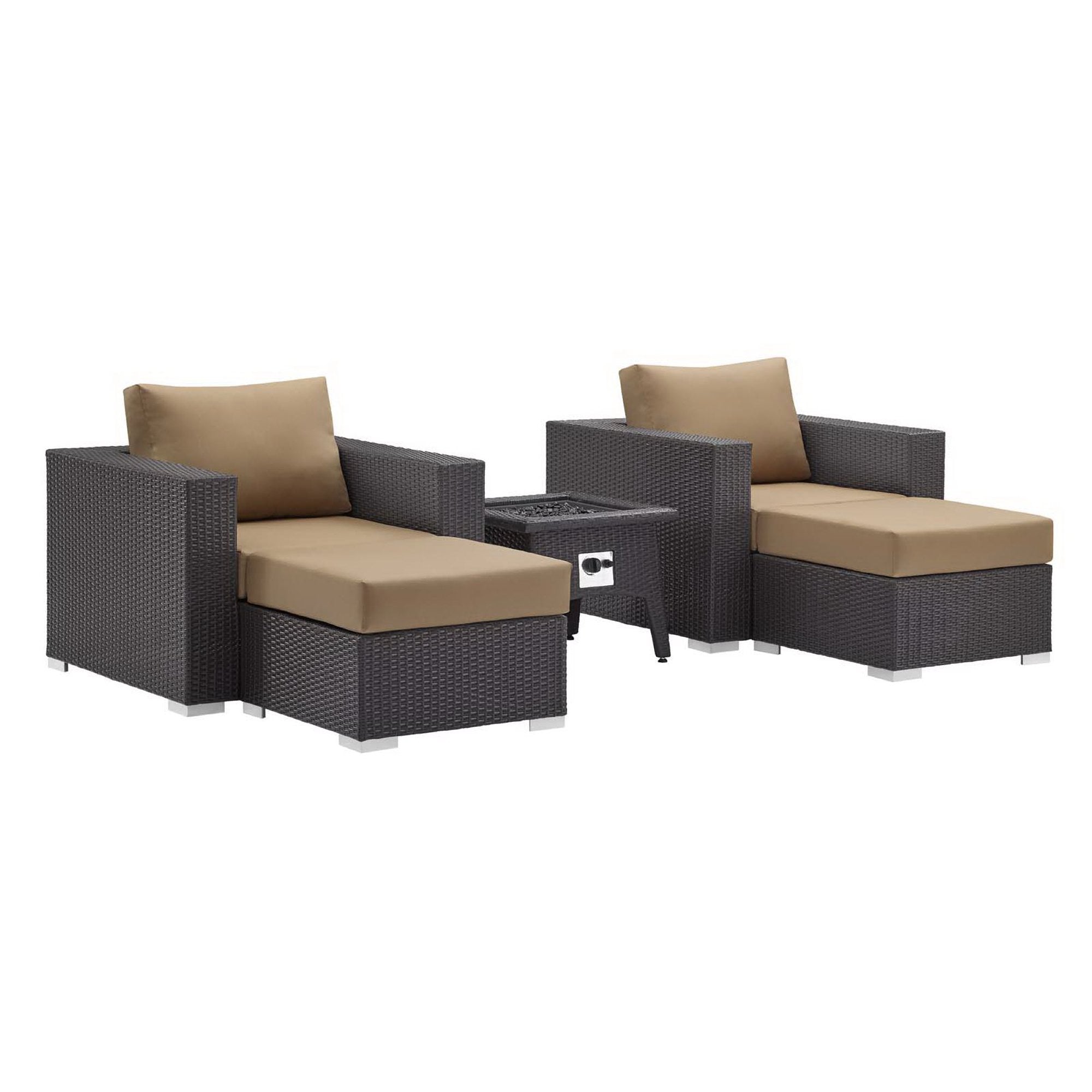 Convene 5 Piece Set Outdoor with Fire Pit