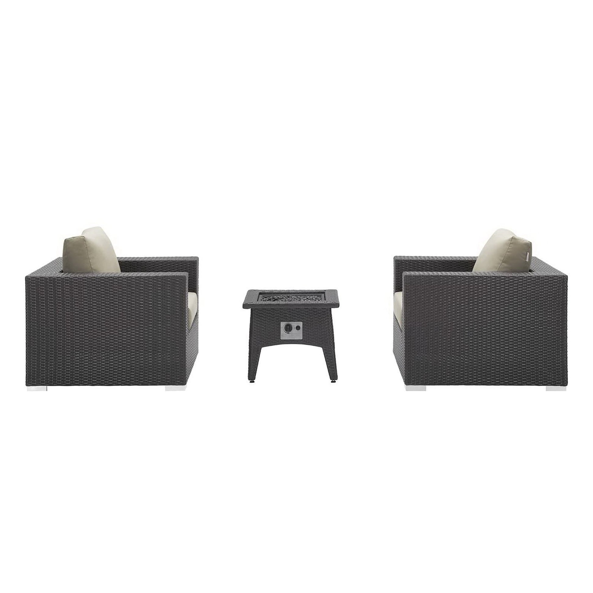 Convene 3 Piece Set Outdoor with Fire Pit