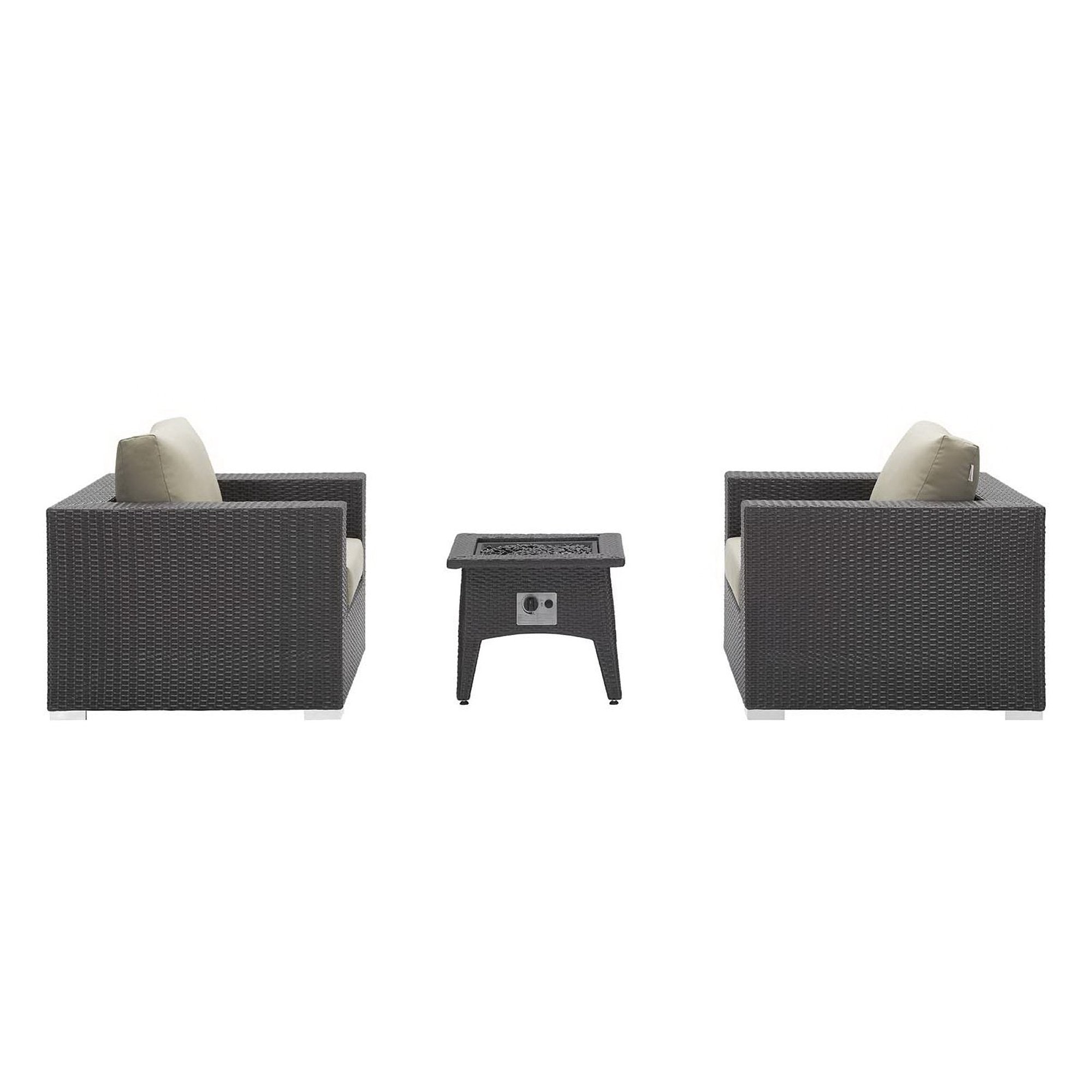Convene 3 Piece Set Outdoor with Fire Pit