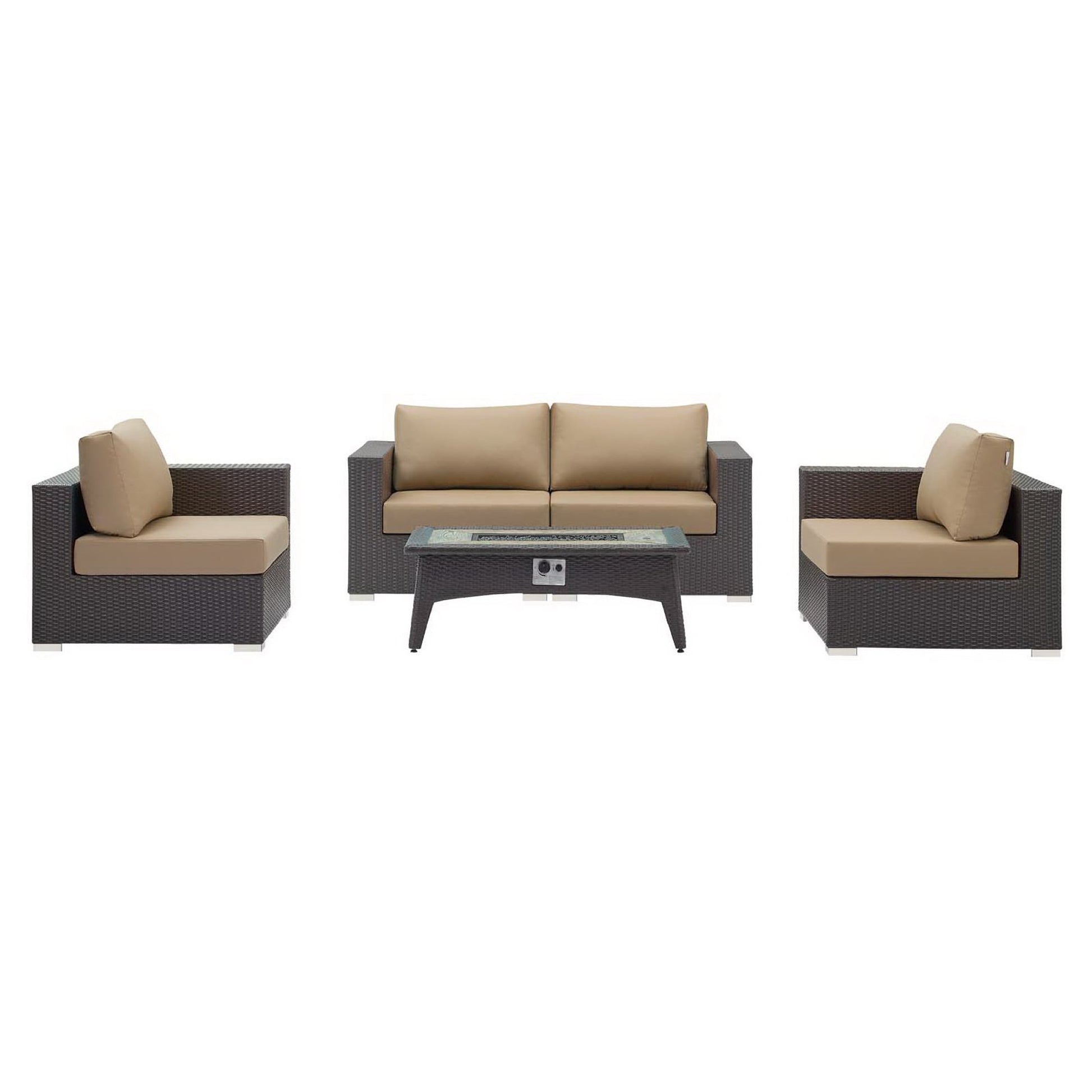 Convene 5 Piece Set Outdoor with Fire Pit