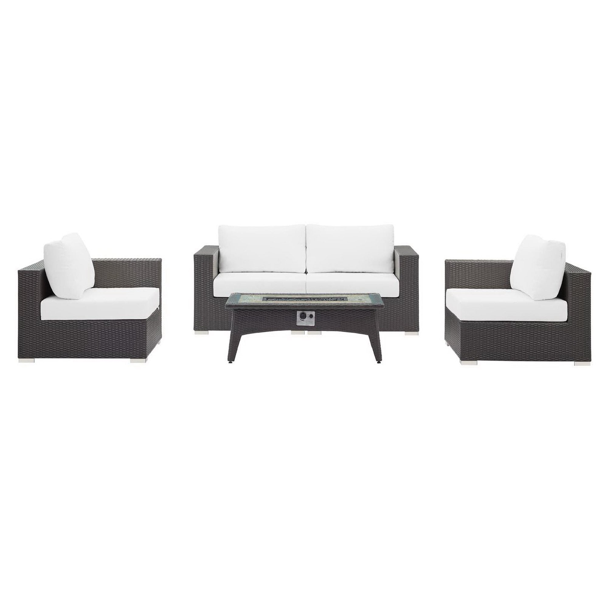 Convene 5 Piece Set Outdoor with Fire Pit