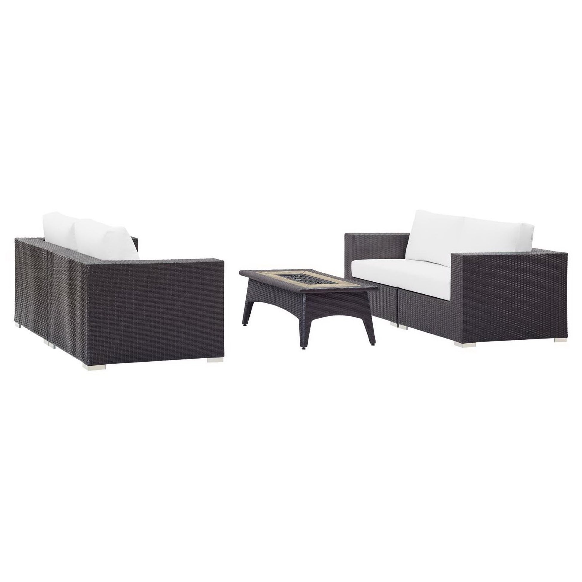 Convene 5 Piece Set Outdoor with Fire Pit