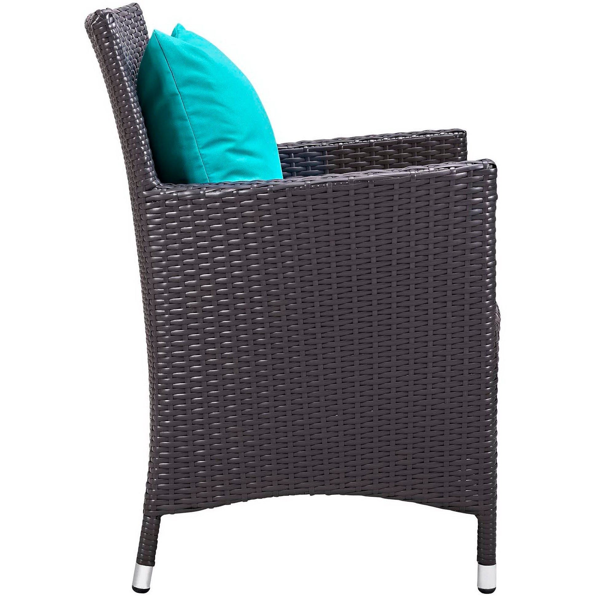 Convene 3 Piece Set Outdoor Patio with Fire Pit