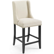 Baron Upholstered Fabric Counter Stool - Beige