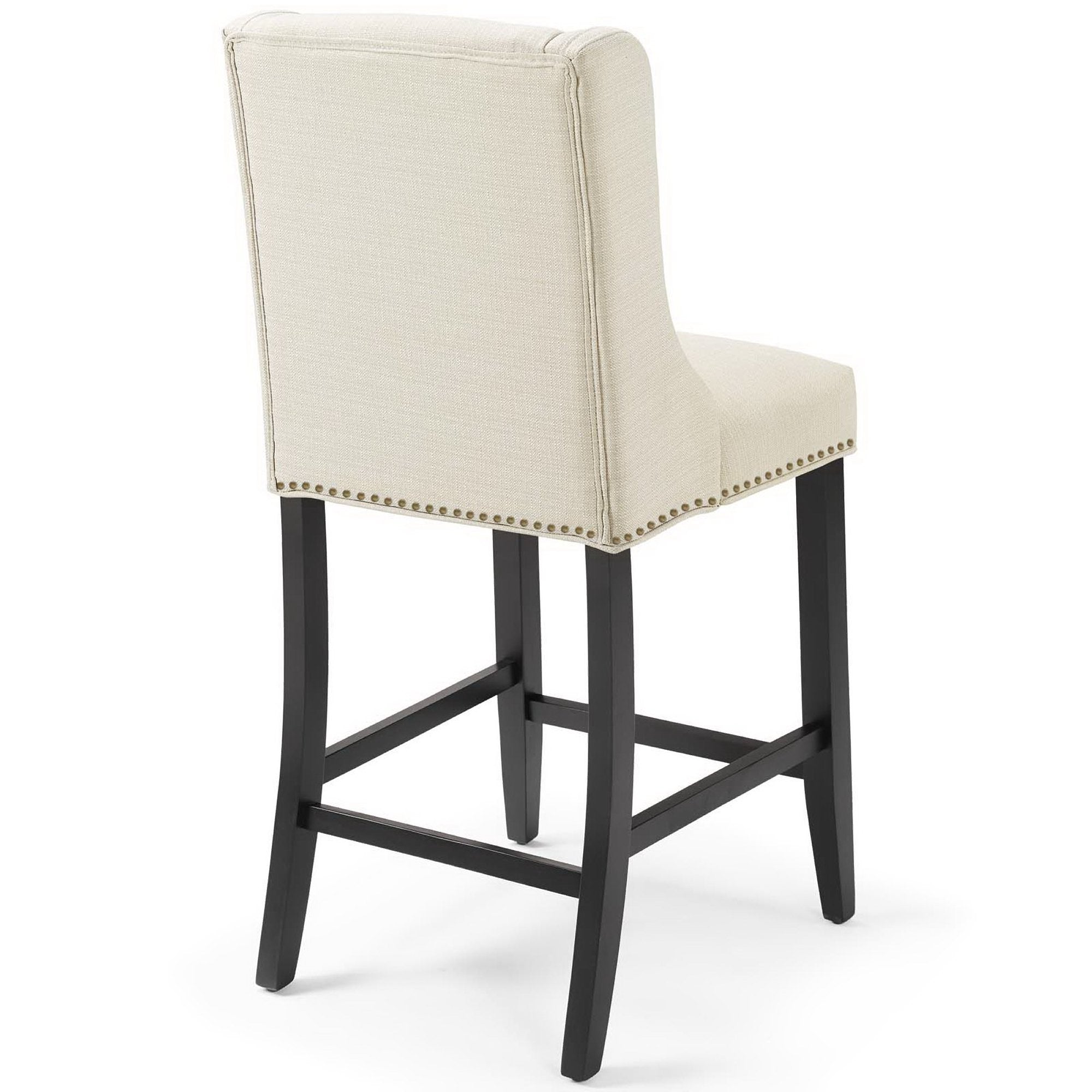 Baron Upholstered Fabric Counter Stool - Teal
