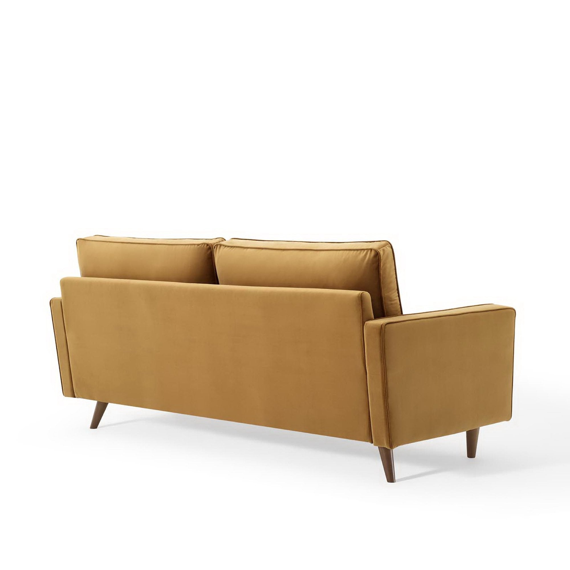 Valour Performance Velvet Sofa - Navy