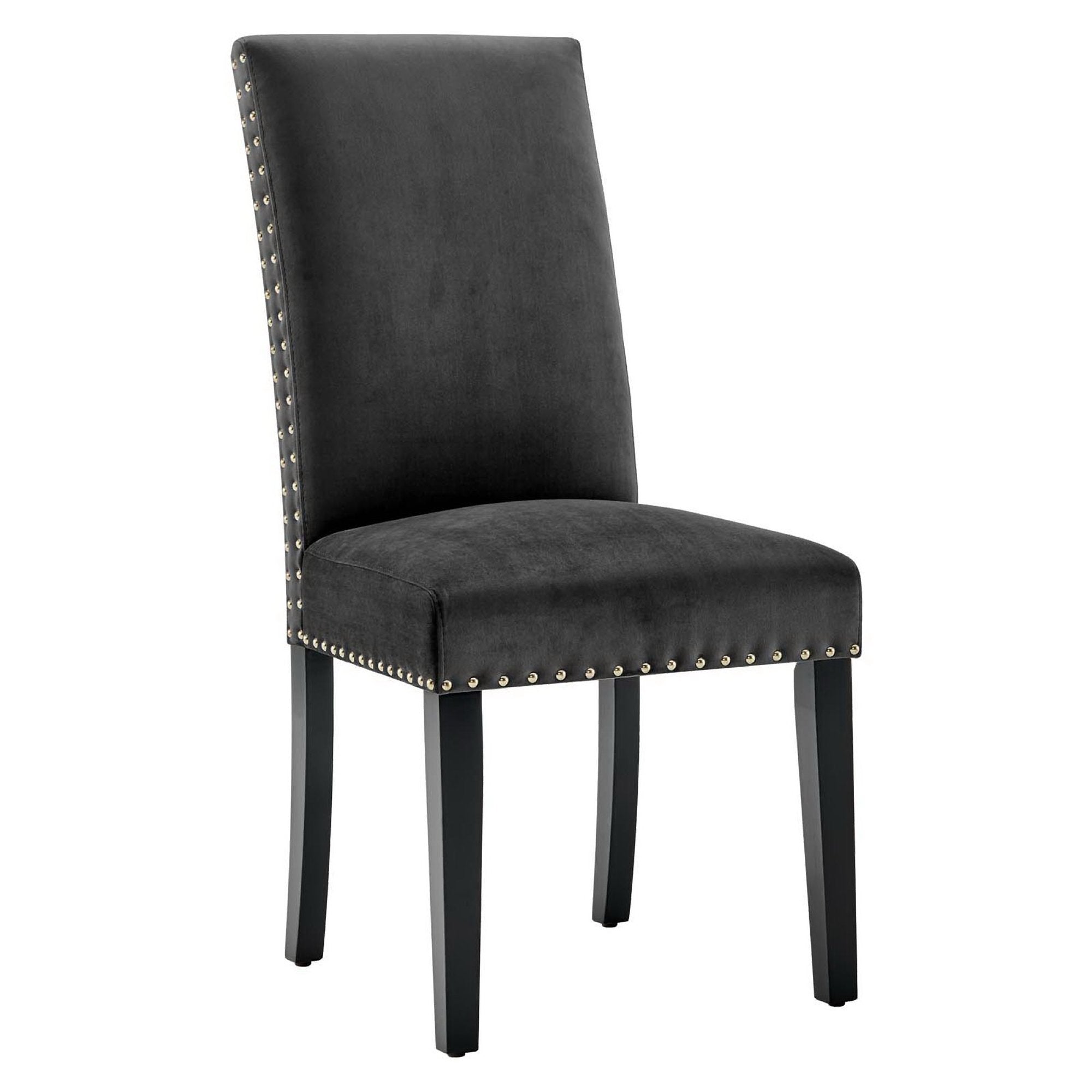 Parcel Performance Velvet Dining Side Chairs Set of 2 - Navy