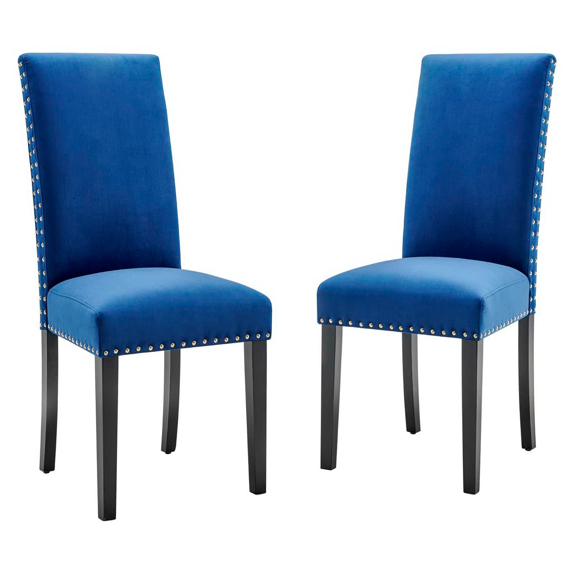 Parcel Performance Velvet Dining Side Chairs Set of 2