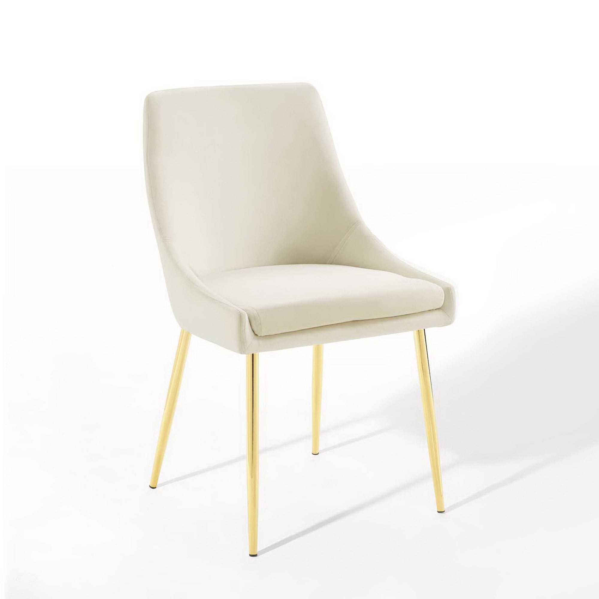 Viscount Performance Velvet Dining Chairs - Set of 2
