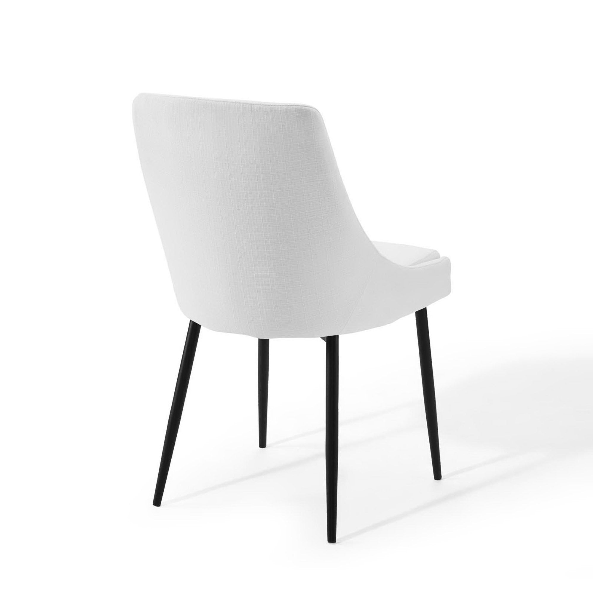 Viscount Upholstered Fabric Dining Chairs Set of 2