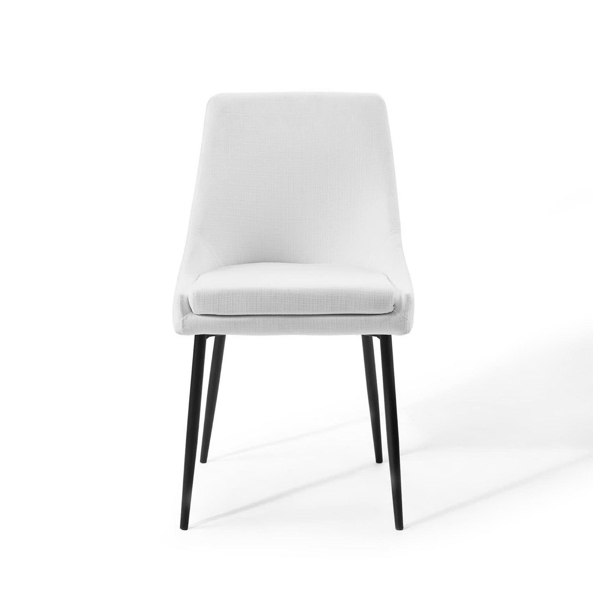 Viscount Upholstered Fabric Dining Chairs Set of 2
